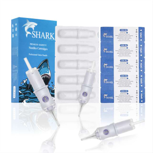 Hộp màu xanh dùng một lần hình xăm màu trắng cho các nghệ sĩ