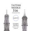Bộ kim xăm dùng một lần vô trùng (màu xám, kích thước 3)