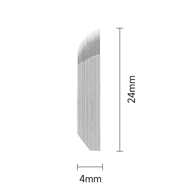 FIXPMU Double Row Kim Micro Blade Trang điểm vĩnh viễn Lông mày