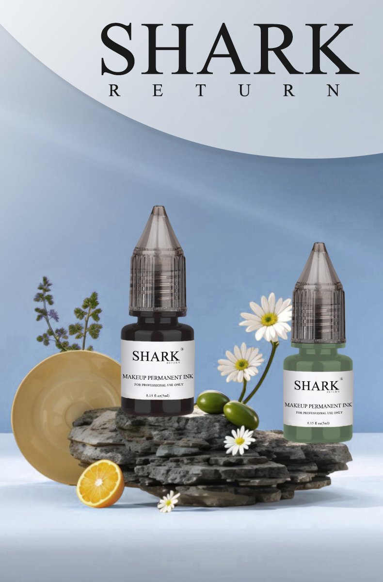 Sharkreturn xăm l&ocirc;ng m&agrave;y l&acirc;n cận sắc tố